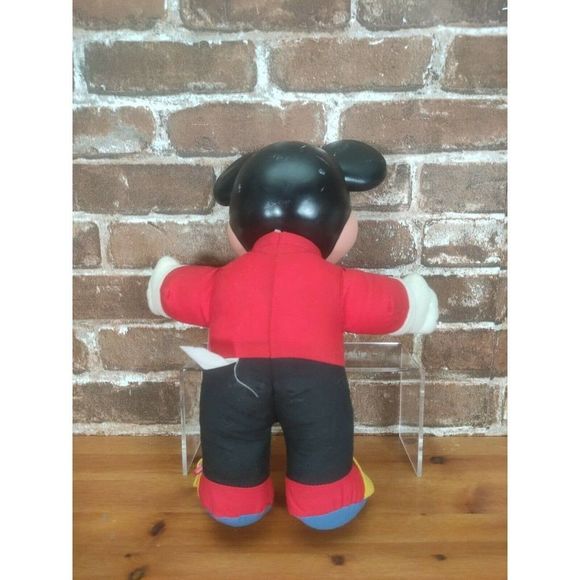 Vintage 1980s Mickey Mouse Learn to Dress Me Doll Mattel Shoe Tie Buckle - Picture 4 of 6